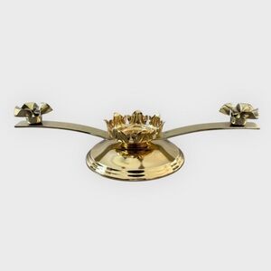 Elegant Gold Candle Holder